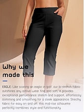 cheap Golf Bottoms-Women&#039;s Golf Pants Black Pink Red Bottoms Ladies Golf Attire Clothes Outfits Wear Apparel