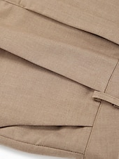 abordables Ensembles chemisiers pour femmes-Femmes Actif Mode Chemisier Gilet Ensembles de Pantalons Sans manches Col en V Couleur Unie Dubbele Rij Knopen Extérieur Fête Noir Marron Gris Été Coupe régulière