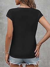 olcso Humor és idézetek ujjatlan felső-Női Camisole Tank Top Grafika Szöveg Stílusos Alkalmi Ujjatlan V-alakú Normál felsők Napi Nyaralási viselet Nyomtatott Fekete Nyár Tavasz