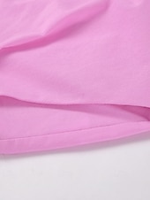 cheap Women’s Short Sets-Women&#039;s Active Basic Cotton Linen Sets Vest Pants Sets Sleeveless Shirt Collar Solid Color Dubbele Rij Knopen Outdoor Date Pink Blue Summer Regular Fit