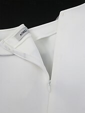 preiswerte Kleine weiße Kleider-Hochzeitskleider A-Linie Ein-Schulter Kurzarm kurz  mini Satin Brautkleider mit einfarbig