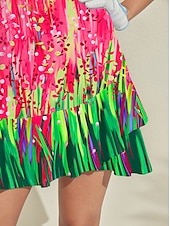 abordables Vestidos de golf-Mujer vestido de golf Rosa Sin Mangas Ropa de golf para damas Ropa Trajes Ropa Ropa