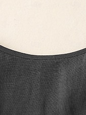 abordables Chemises-Femmes Chemise en lin Chemisier Chemises en coton et lin Uni Occasionnel Sans manches Bretelle Hauts Réguliers Quotidien Sortir Noir Blanche Abricot Été