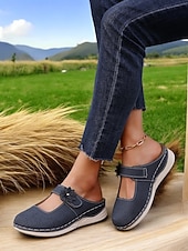 abordables Sabots et mules femme-Mules Mary Jane à fleurs pour femmes – un style mignon et confortable pour les sorties décontractées, le shopping et le quotidien