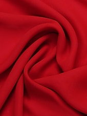 baratos VERMELHO-Vestido de Gala na Praia Tipo Tubo Elegante Vestido Formal Comprimento da Barragem Sem Mangas Um Ombro Chiffon Stretch com Pregas Franzido Fantasia 2025