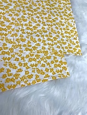 billiga breda ben och hög midja-Dam Brett skaft Byxor Semester Mode Fullängd Medium Midja Blomma Elastisk midja Andningsfunktion Bekväm Microelastisk Gata Dagliga kläder Utekväll Svart Vit Gul Grön Sommar Normal