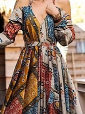 olcso nyomtatott jumpsuit-női normál kantáros overál utcai viselet virágos hosszú ujjú pántnélküli mintás utcai mindennapi normál szabású sötétkék nyári