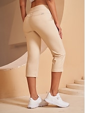 cheap Golf Bottoms-Women&#039;s Golf Pants Black Pink Red Bottoms Ladies Golf Attire Clothes Outfits Wear Apparel