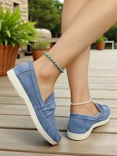 abordables Chaussures sans lacet et mocassins femme-Mocassins en simili-daim pour femme – style classique et polyvalent pour les promenades au bord du lac, les journées décontractées au bureau et les sorties du week-end
