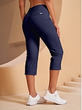 cheap Golf Bottoms-Women&#039;s Golf Pants Black Pink Red Bottoms Ladies Golf Attire Clothes Outfits Wear Apparel