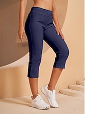 cheap Golf Bottoms-Women&#039;s Golf Pants Black Pink Red Bottoms Ladies Golf Attire Clothes Outfits Wear Apparel