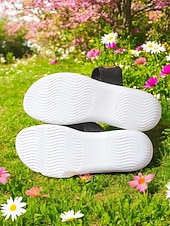 preiswerte Rutschsandalen-Damen-Sandalen mit Zehenschlaufe aus Mesh – atmungsaktive Slip-On-Komfortschuhe für die lässige Sommergarderobe