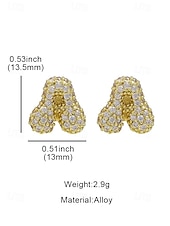 abordables Boucle d&amp;#39;oreille pour femme-Boucles d&#039;oreilles à tige initiales en strass doré - Boucles d&#039;oreilles à lettres scintillantes personnalisées pour femmes, bijoux en cristal étincelants de A à Z, parfaits pour un usage quotidien, un cadeau de remise de diplôme, un cadeau de fête des mèr
