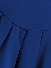 cheap Women&#039;s Tennis Dress-US Open Women&#039;s Tennis Dress with Shorts Sports Dress Sleeveless Pleated Breathable Tennis Golf Pickleball Square Neck Solid Colored Dress Black Blue Dark Green Tennis Clothing