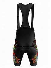 preiswerte Trägerhosen-Herren Fahrradträgerhose 3D gepolsterte Shorts Fahhrad Trägerhose Sport Sonnenschutz 3D-Polster Schnelltrocknend Atmungsaktiv Rot Bekleidung Fahrradbekleidung