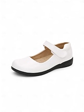 economico Ballerine per bambina-scarpe mary jane nere verniciate per bambine con cinturino a strappo – scarpe eleganti per la scuola elementare