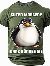  Men's Funny Slang German T Shirt Short Sleeve T shirt 3D Print Crew Neck Shirt Fashion Daily Basic Street Casual Daily Black Red Blue Summer Spring All Seasons Clothing Apparel S M L XL XXL XXXL