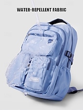 cheap Kids &amp; Teen Backpacks-Women&#039;s Waterproof Nylon Campus Backpack with Multi-Pocket Storage - Lightweight Large Capacity College Bag for Teens to School and Daily Commuting