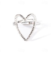 economico Braccialetti e bracciali rigidi-Anello For Per donna Quotidiano Ferie Data Acciaio