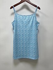tanie kwiatowy top na ramiączkach-Damskie Top z ramiączkami Kwiaty Codzienny Bez rękawów Pasek Zwykłe topy Codzienny Nadruk Rumiany róż Błękit nieba Szary Lato