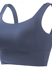 levne Dámské sexy topy-Dámské Větší velikosti Těsné topy Pevná barva Sportovní Bez rukávů Bez rukávů Tričkový Crop Tops Posilovna Šalvějová zeleň Černá Bílá Světlá růžová Dusty modrá Léto Jaro Podzim