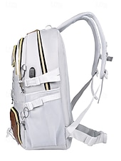 preiswerte College-Rucksäcke-Herren-Rucksack mit großer Kapazität, USB-Ladefunktion und Schuhfach, wasserabweisender Oxford-Schulrucksack für Studenten und Outdoor-Reisen
