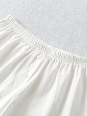 levne Jednoduché sukně-Dámské šortky Jednobarevné Chinos Módní Casual Athleisure Krátké Střední pas Hladké Elastický pás Pohodlné Měkké Komfortní Elastické Venku Ulice Světle šedá Černá Bílá Modrá Léto Volný střih