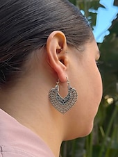 abordables Boucle d&amp;#39;oreille pour femme-Boucles d&#039;oreilles pendantes bohèmes vintage pour femmes – Boucles d&#039;oreilles à crochet de style tribal en alliage léger pour femmes – Idéales pour les festivals, les fêtes, les tenues décontractées et les cadeaux