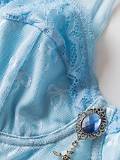 cheap Lace Tops-Women&#039;s Blouse Lace Tops Plain Stylish Modern Sleeveless Strap Crop Tops Holiday Going out Lace Light Blue Summer