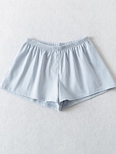 levne Jednoduché sukně-Dámské šortky Jednobarevné Chinos Módní Casual Athleisure Krátké Střední pas Hladké Elastický pás Pohodlné Měkké Komfortní Elastické Venku Ulice Světle šedá Černá Bílá Modrá Léto Volný střih