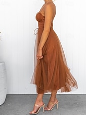 ieftine Rochii din chiffon-Pentru femei Rochie Lunga Rochie Maxi Rochie casual Rochie de Cocktail Rochie pentru invitata de nunta Rochii din Șifon Modă În aer liber Petrecere Concediu Fit regulat Simplu Fără manșon În V Negru