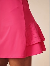 preiswerte Golfkleider-Damen Golfkleid Rosenrot Ärmellos Kleid Damen-Golfkleidung, Kleidung, Outfits, Kleidung
