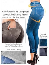 economico Leggings semplici-Per donna Leggings Vacanza Vintage Streetwear Lungo Vita Alta Semplice Stampa Comodo Morbido Confortevole Elasticizzato All'aperto Streetwear Blu Nero Grigio Estate Aderente