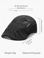 preiswerte Herrenhüte-Atmungsaktive Baskenmütze für Herren mit Mesh-Einsatz, verstellbar für Outdoor-Aktivitäten und Laufen
