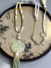 abordables Accessoires-1 pièce Collier For Femmes Rue Quotidien Pierre Longue