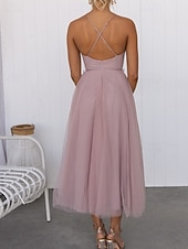 ieftine Rochii din chiffon-Pentru femei Rochie Lunga Rochie Maxi Rochie casual Rochie de Cocktail Rochie pentru invitata de nunta Rochii din Șifon Modă În aer liber Petrecere Concediu Fit regulat Simplu Fără manșon În V Negru