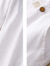 economico Pantaloni-Per donna Pantaloni in cotone e lino Gamba larga Chinos Vacanza Stile Etnico Essenziale Lunghezza intera Vita Alta Semplice Tasca Comodo Morbido Confortevole Micro-elastico All&#039;aperto Streetwear Nero