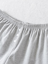levne Jednoduché sukně-Dámské šortky Jednobarevné Chinos Módní Casual Athleisure Krátké Střední pas Hladké Elastický pás Pohodlné Měkké Komfortní Elastické Venku Ulice Světle šedá Černá Bílá Modrá Léto Volný střih