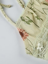 preiswerte Boho Tops-Damen Boho-Hemd Bluse Blume Modern Boho Ärmellos Träger Normale Oberteile Täglich Ferien Druck Aprikose Sommer
