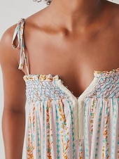 preiswerte Urlaubsoverall-Damen Normal Overall Streetwear Blumen Ärmellos U-Ausschnitt Druck Täglich Wochenende Normale Passform Schwarz Weiß Purpur Sommer