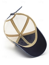 Herr vintage truckerkeps med meshrygg – justerbar basebollkeps i tvättad bomull för utomhussport, resor och vardagskläder billiga Herrhattar-Herr vintage truckerkeps med meshrygg – justerbar basebollkeps i tvättad bomull för utomhussport, resor och vardagskläder