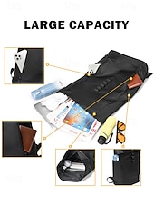 cheap College Backpacks-Men's Waterproof Roll-Top Backpack with Multiple Pockets and Large Capacity - Minimalist Style Laptop Bag for Work, Travel or College