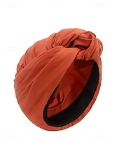 abordables Chapeaux pour femmes-Bandeau à chignon noué à la mode pour femme, tissu doux, adapté aux vêtements décontractés et d&#039;extérieur, style bohème, réglable pour tous les types de cheveux, parfait pour l&#039;été et les voyages.