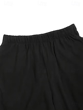 economico Pantaloni Grafici-Per donna Gamba larga Chinos Pantaloni Larghi Shorts da Spiaggia Vacanza Vintage Essenziale Lunghezza alla caviglia Vita Alta Floreale Grafico Stampa Calore Termico Morbido Traspirante Micro-elastico