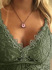 abordables Hauts en dentelle-Femmes Chemisier Hauts en dentelle Uni Moderne Occasionnel Sans manches Bretelle Hauts courts Quotidien Sortir Dentelle Dos nu Blanche Jaune Rose Claire Bleu Vert Été