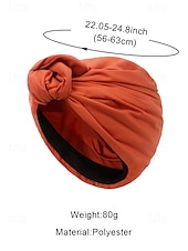 abordables Chapeaux pour femmes-Bandeau à chignon noué à la mode pour femme, tissu doux, adapté aux vêtements décontractés et d&#039;extérieur, style bohème, réglable pour tous les types de cheveux, parfait pour l&#039;été et les voyages.