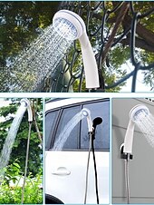 Недорогие Аксессуары для кемпинга-насос для душа для кемпинга, портативный душ для кемпинга, практичный, многофункциональный электрический душ для мытья автомобилей на открытом воздухе в общежитии