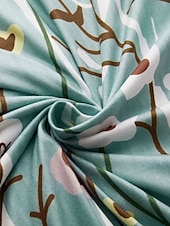 halpa Boho-mekko-Naisten Midimekko Kesämekko Laskostettu mekko Loma Vapaa-aika Rantatyyliä Pyhäpäivä Loose Fit Kukka Kuvitettu Lyhythihainen Tiukka pyöreä kaula-aukko Sininen Apila Harmaa Kesä