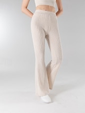 billiga Enkla Leggings-Dam EU / US-storlek Kinesiska Säckiga byxor Mysiga leggings Lättvikt Fullängd Hög midja Rand Snabb tork Lättvikt Mjuk Microelastisk Dagliga kläder risvit Svart 4 # Vår, Höst, Vinter, Sommar Lös
