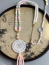 abordables Accessoires-1 pièce Collier For Femmes Rue Quotidien Pierre Longue